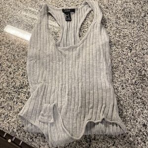 Grey bodysuit